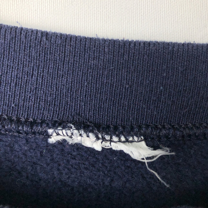Vintage printed sweatshirt, size L for men unclear navy blue type Vintage Second Hand
