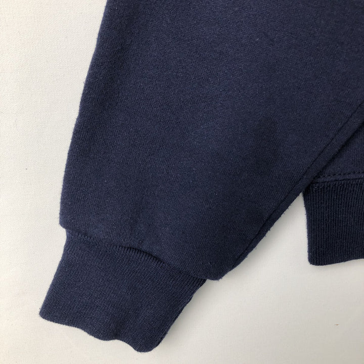 Vintage printed sweatshirt, size L for men unclear navy blue type Vintage Second Hand