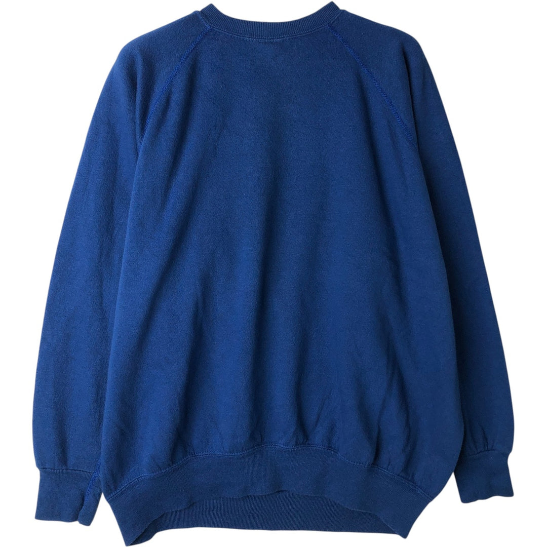 80'S Jostens Spiritwear Printed Sweatshirt, Made in USA, Men's XL (approx.), Vintage cotton blue type Vintage Second Hand