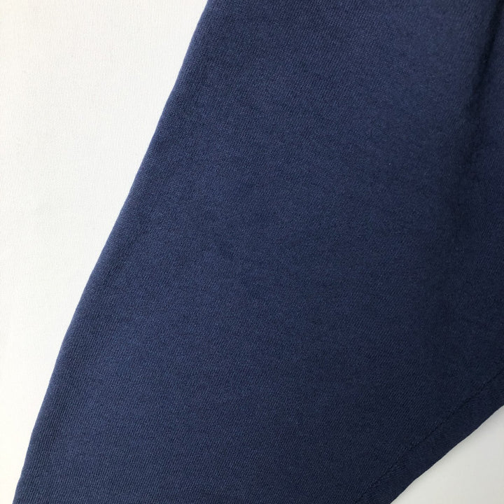 90'S Fruit of the Loom JESUS Jesus Christ Print Sweatshirt, Made in USA, Men's XL (approx.) cotton navy blue type Vintage Second Hand
