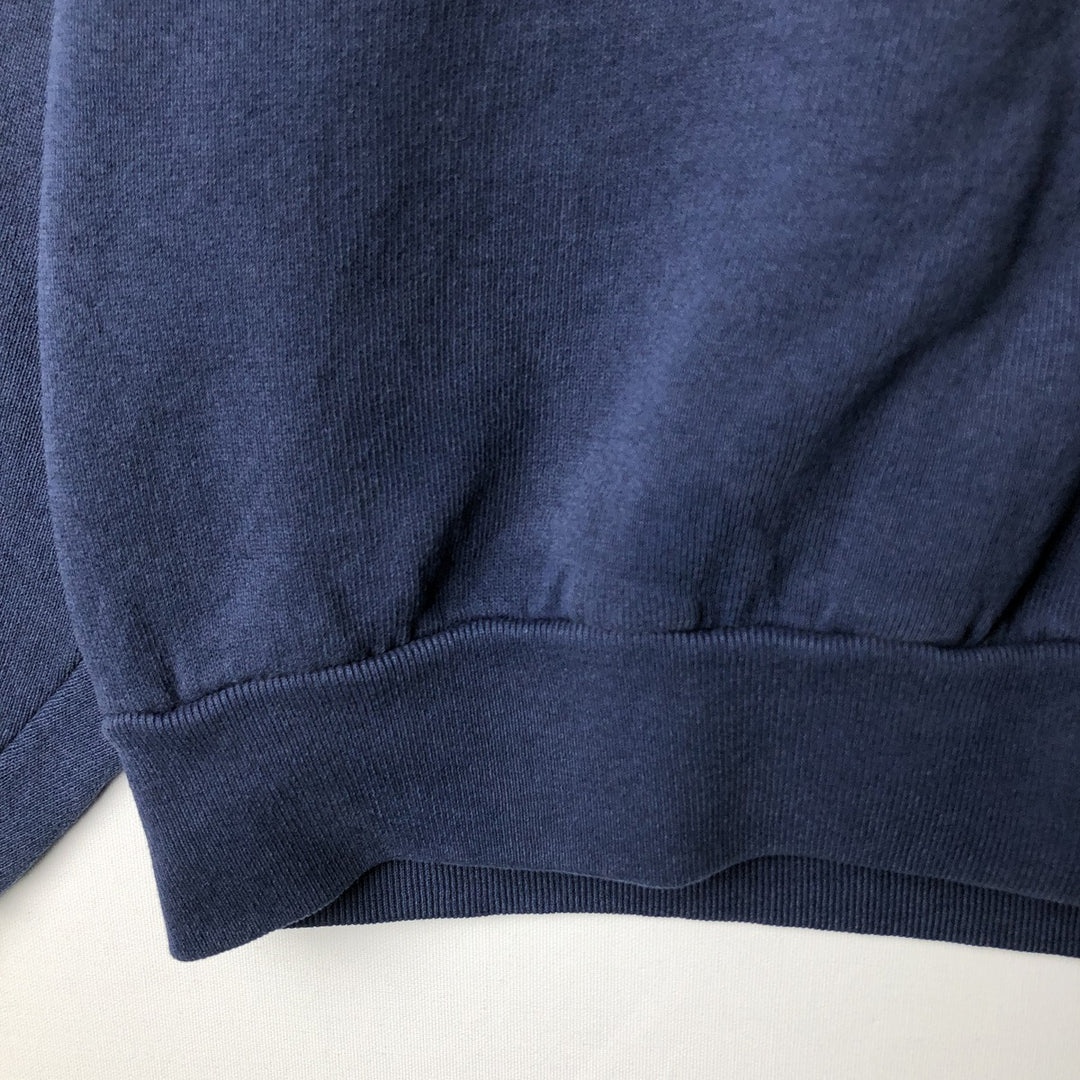 90'S Fruit of the Loom JESUS Jesus Christ Print Sweatshirt, Made in USA, Men's XL (approx.) cotton navy blue type Vintage Second Hand