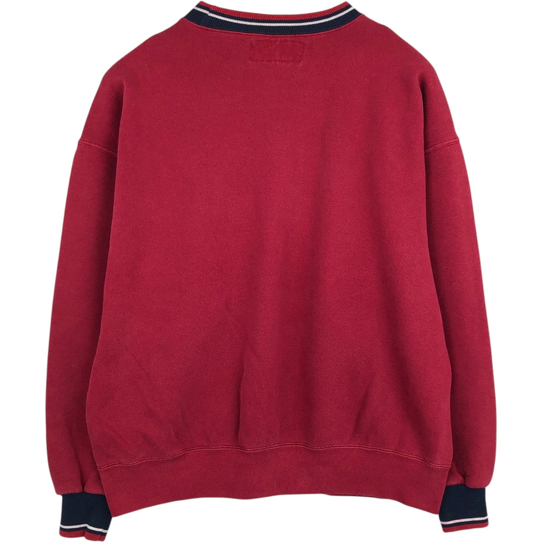 90'S Russell High Cotton Logo Sweatshirt, Made in USA, Men's Size L (approx.), Vintage cotton red type Vintage Second Hand