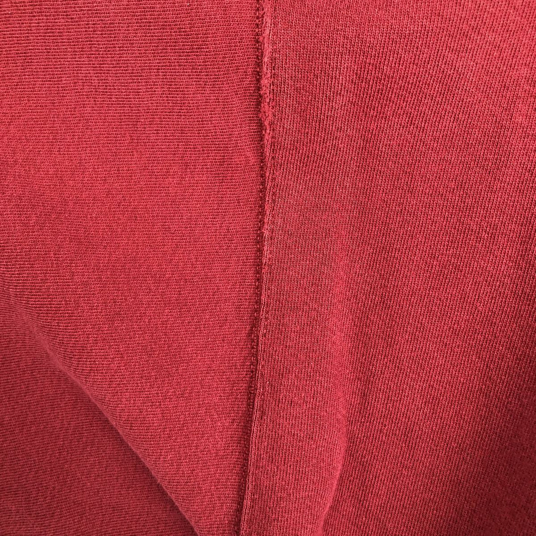 90'S Russell High Cotton Logo Sweatshirt, Made in USA, Men's Size L (approx.), Vintage cotton red type Vintage Second Hand