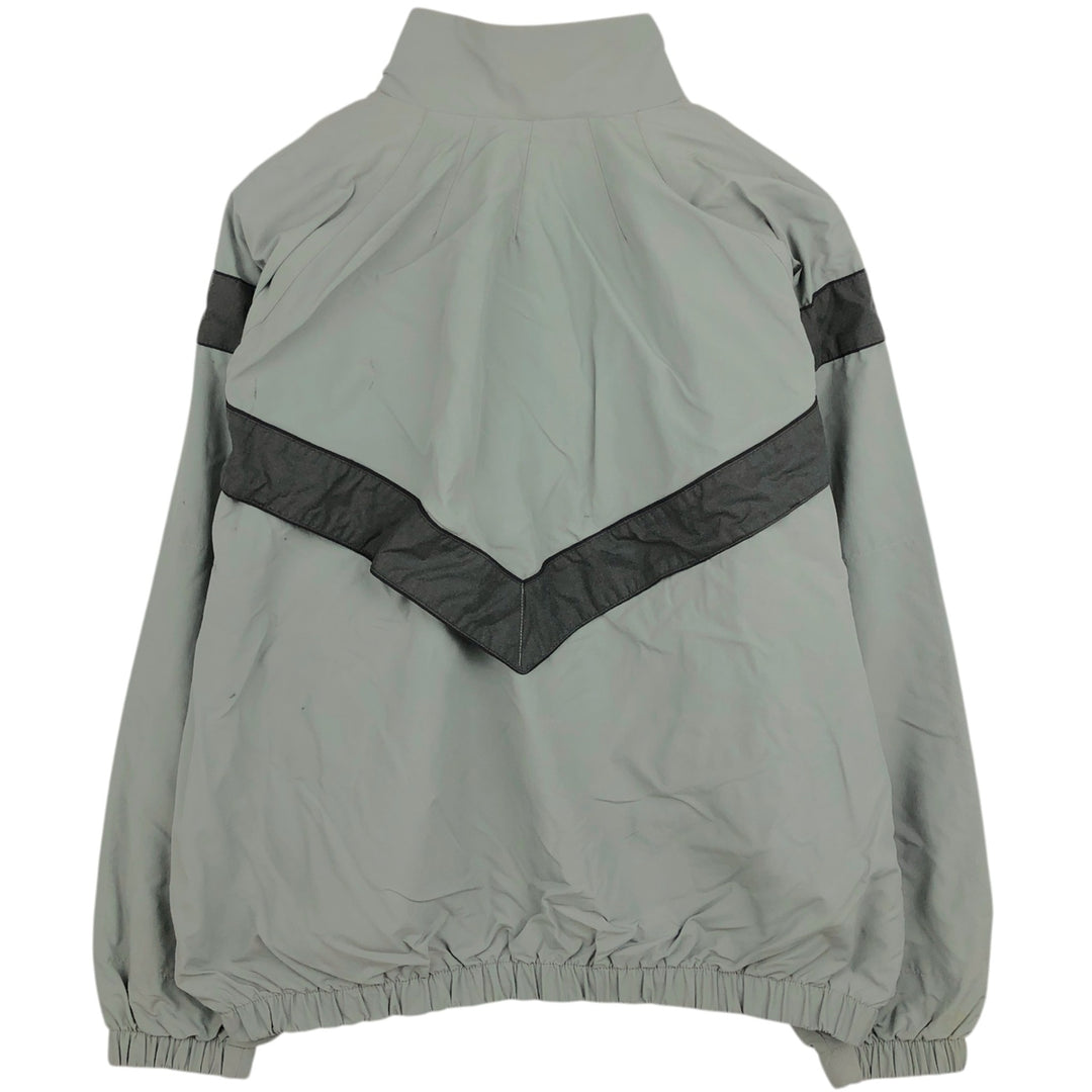 1990'S US Army PFU Training Jacket, Nylon Jacket, Made in USA, Medium Regular (Men's M equivalent) Nylon gray type Vintage Second Hand