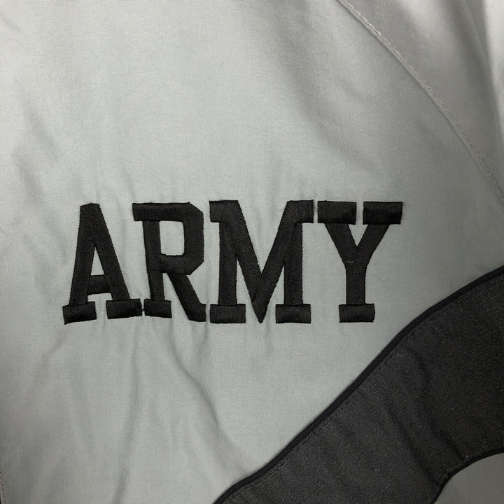 1990'S US Army PFU Training Jacket, Nylon Jacket, Made in USA, Medium Regular (Men's M equivalent) Nylon gray type Vintage Second Hand