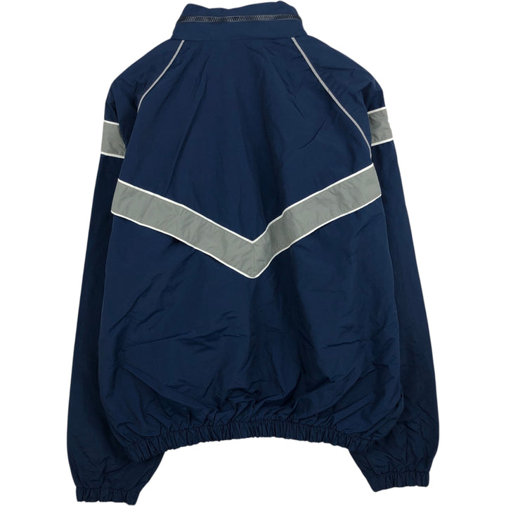 00'S US Military USAIR FORCE SKILCRAFT PTU Training Jacket Nylon Jacket Made in USA LARGE Nylon navy blue type Vintage Second Hand