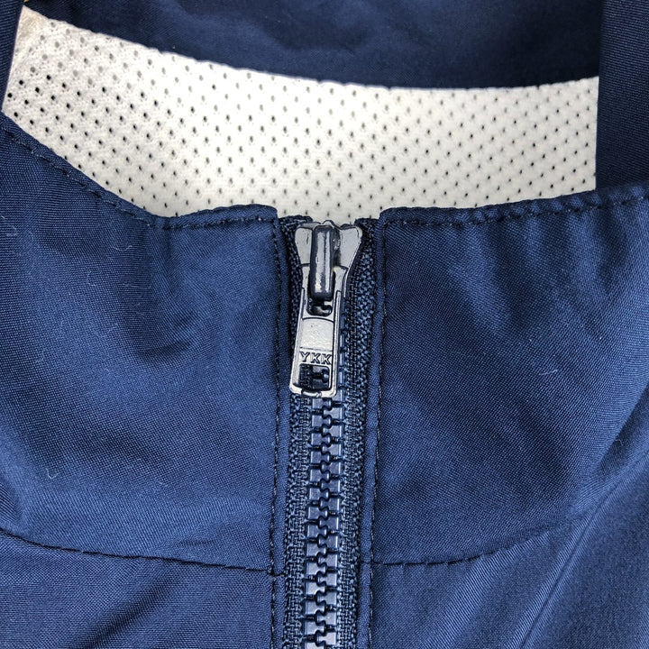 Genuine US military issue USAIR FORCE PTU training jacket/windbreaker, made in USA, size SMALL. polyester navy blue type Vintage Second Hand