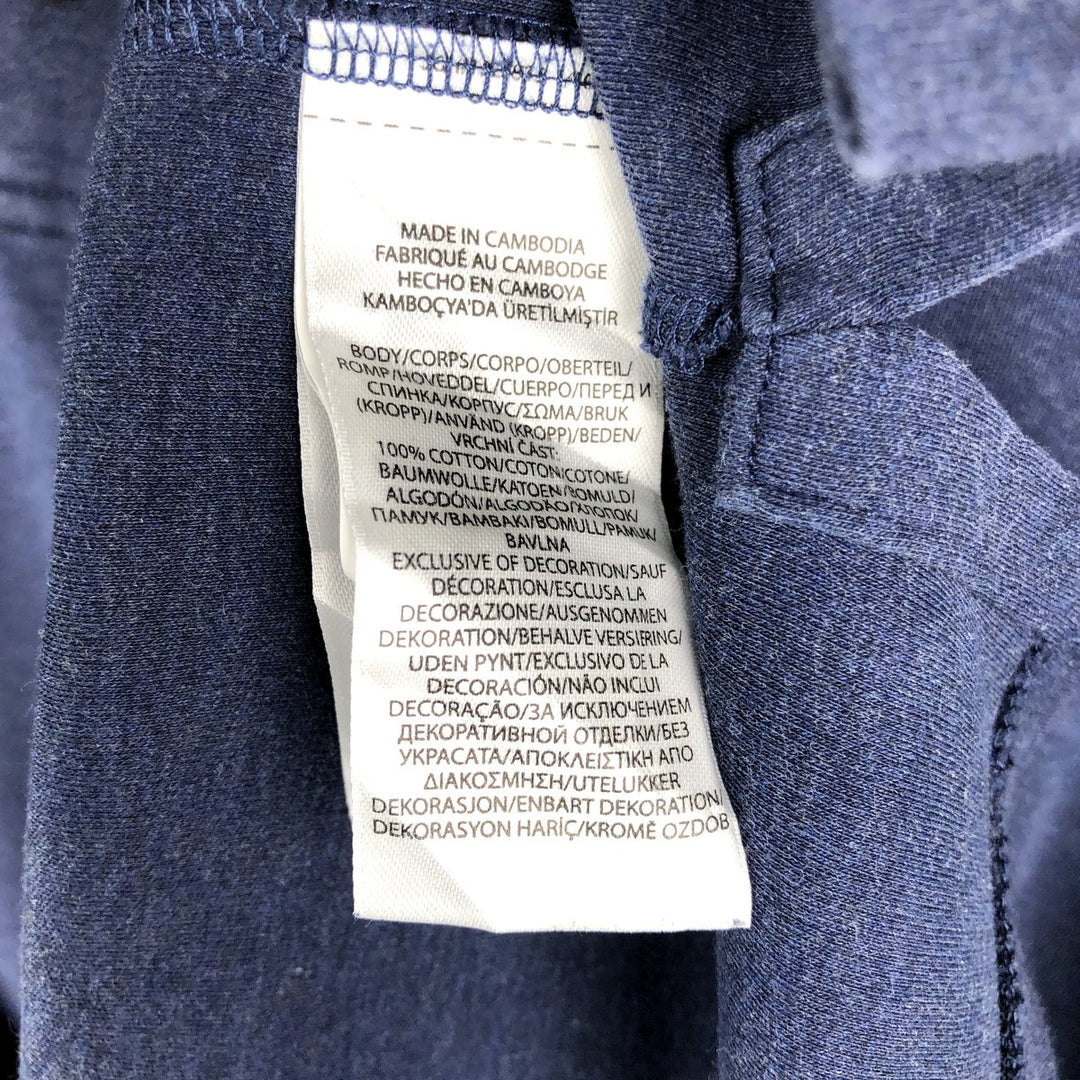 Ralph Lauren POLO RALPH LAUREN CLASSIC FIT long sleeve polo shirt men's XL equivalent cotton navy blue type Vintage Second Hand