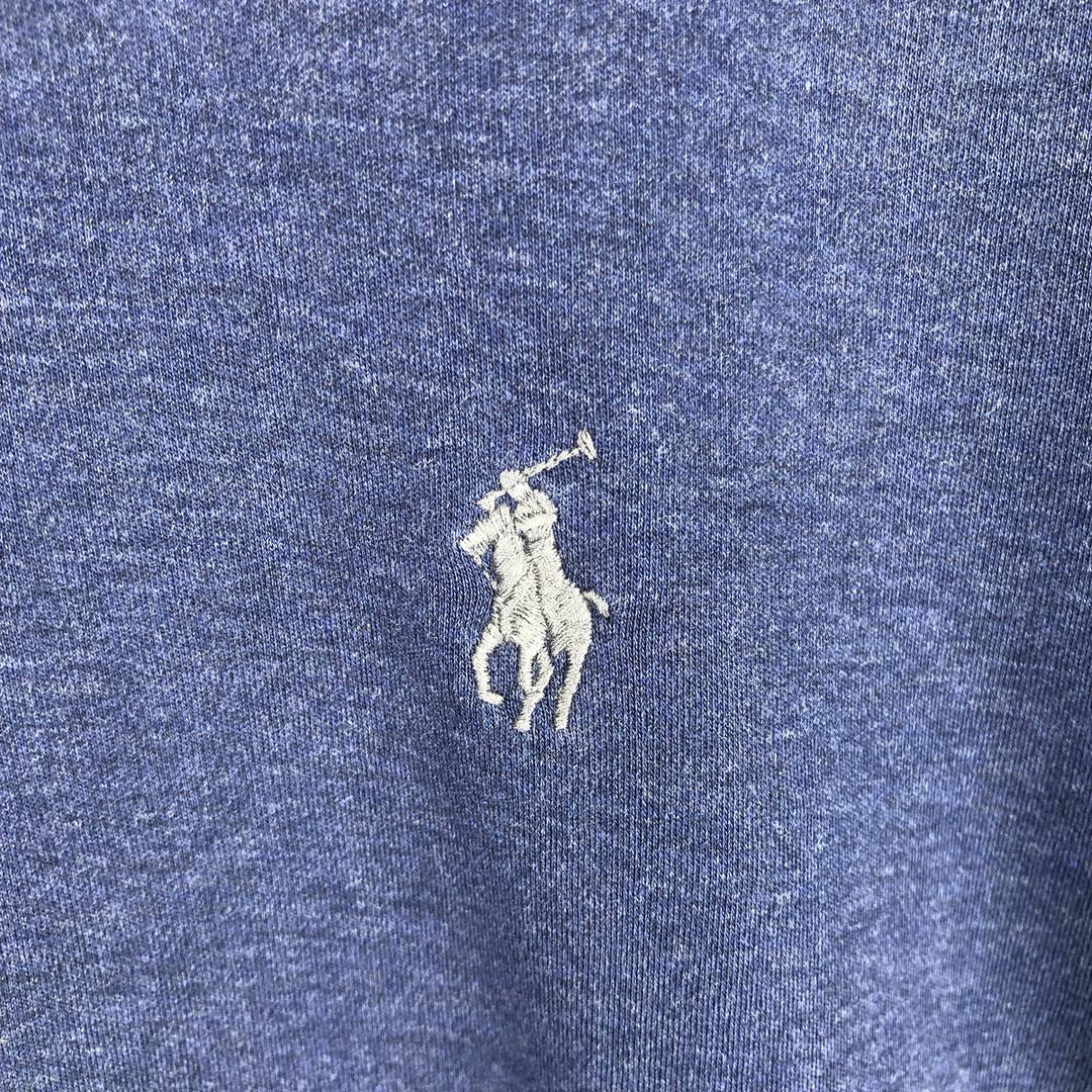 Ralph Lauren POLO RALPH LAUREN CLASSIC FIT long sleeve polo shirt men's XL equivalent cotton navy blue type Vintage Second Hand