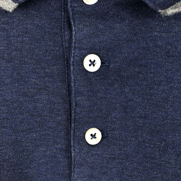 Ralph Lauren POLO RALPH LAUREN CLASSIC FIT long sleeve polo shirt men's XL equivalent cotton navy blue type Vintage Second Hand