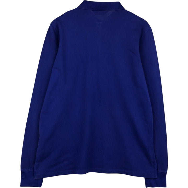 Ralph Lauren POLO GOLF Long sleeve polo shirt for men, size L Pima Cotton purple type Vintage Second Hand