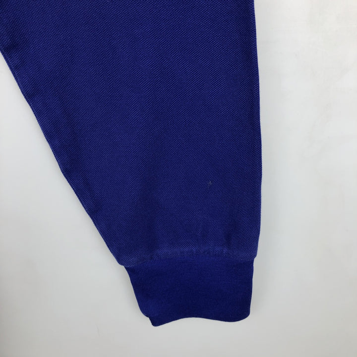 Ralph Lauren POLO GOLF Long sleeve polo shirt for men, size L Pima Cotton purple type Vintage Second Hand