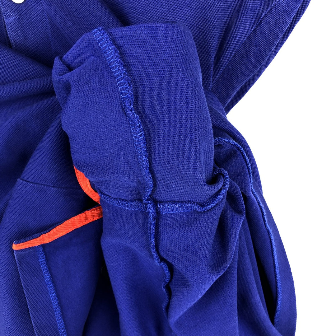 Ralph Lauren POLO GOLF Long sleeve polo shirt for men, size L Pima Cotton purple type Vintage Second Hand