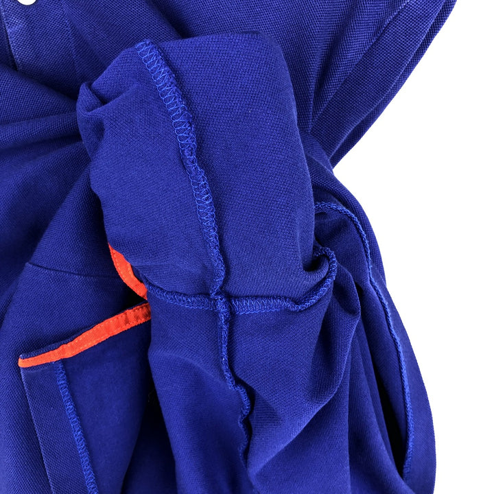Ralph Lauren POLO GOLF Long sleeve polo shirt for men, size L Pima Cotton purple type Vintage Second Hand