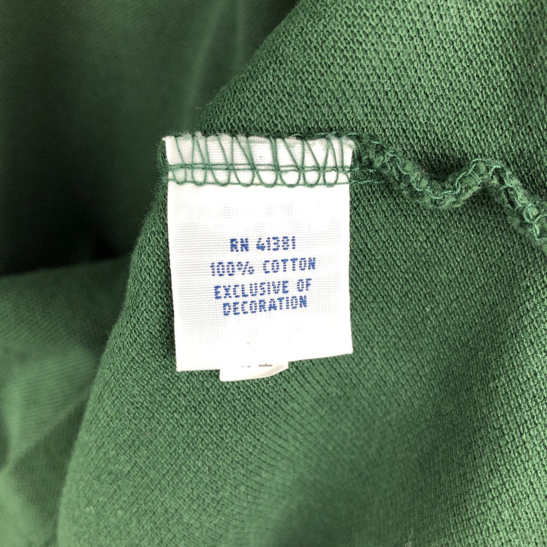 Ralph Lauren POLO RALPH LAUREN Big Pony Long-Sleeve Polo Shirt, Men's Size M (approx.) cotton green type Vintage Second Hand