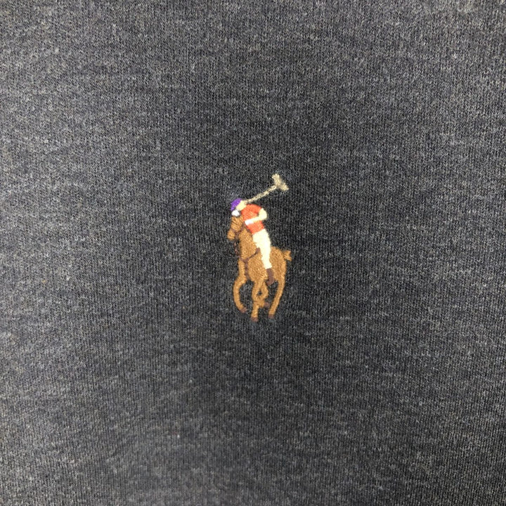 Ralph Lauren POLO RALPH LAUREN CLASSIC FIT long sleeve polo shirt men's XL equivalent cotton Charcoal Vintage Second Hand