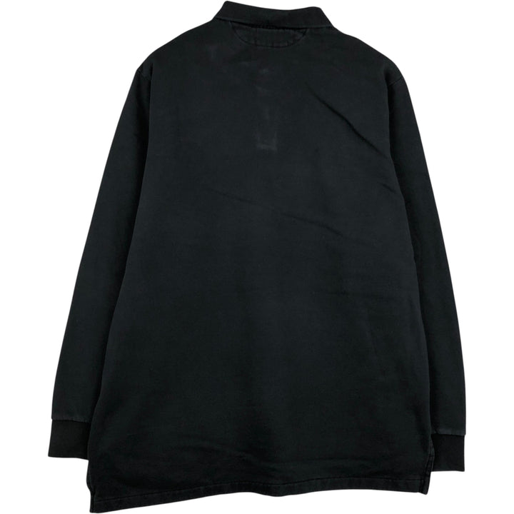 Ralph Lauren POLO by Ralph Lauren long sleeve polo shirt, men's size XXL cotton black type Vintage Second Hand