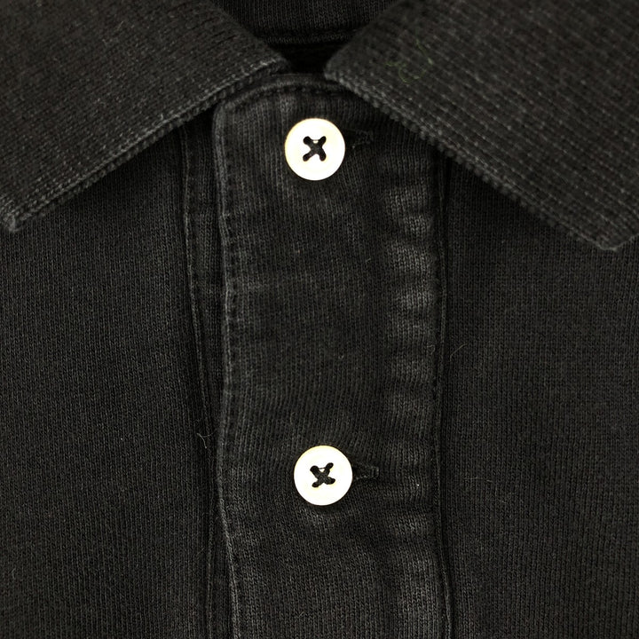 Ralph Lauren POLO by Ralph Lauren long sleeve polo shirt, men's size XXL cotton black type Vintage Second Hand
