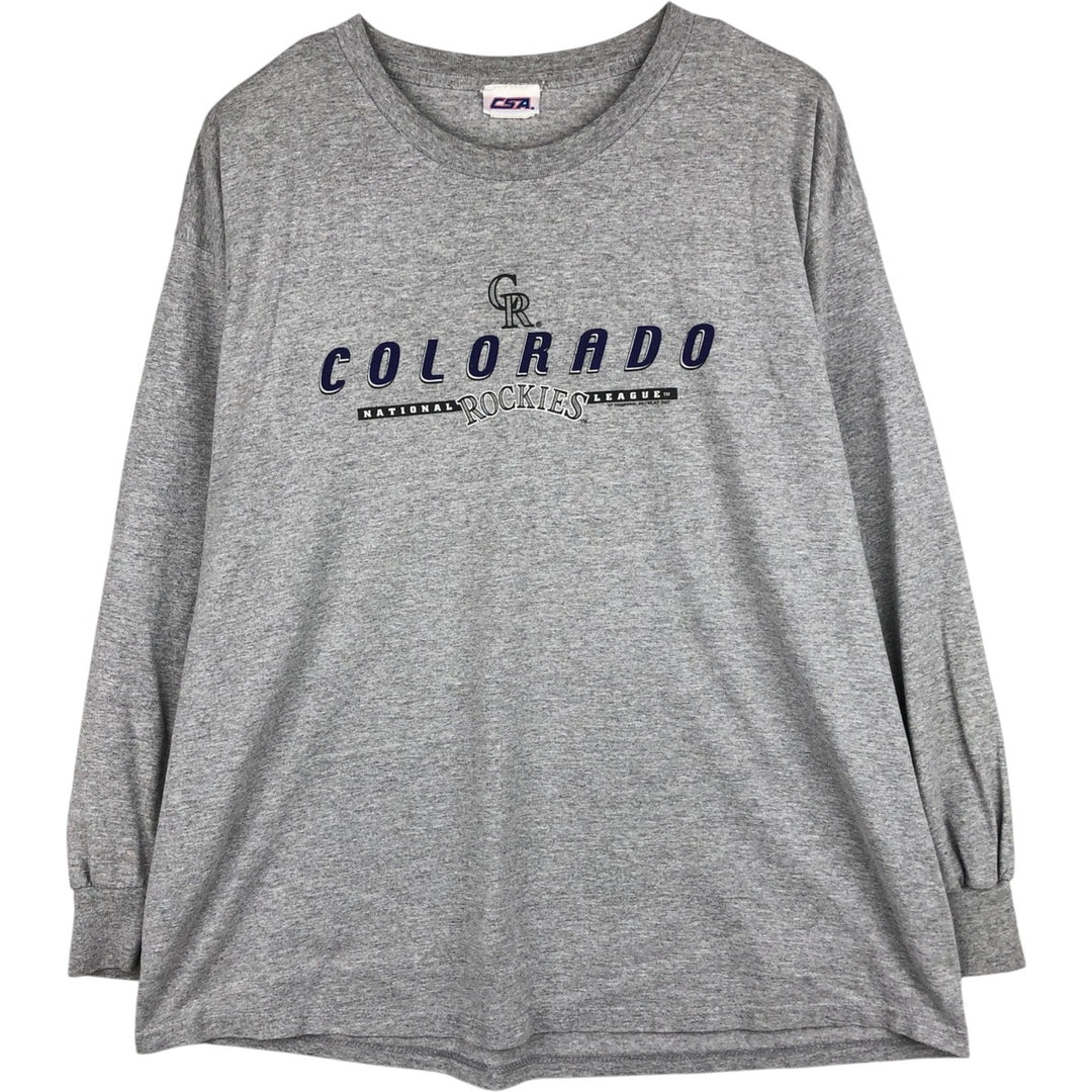 Nike NIKE Long T-shirt Long T Men's XL equivalent unclear gray type Vintage Second Hand