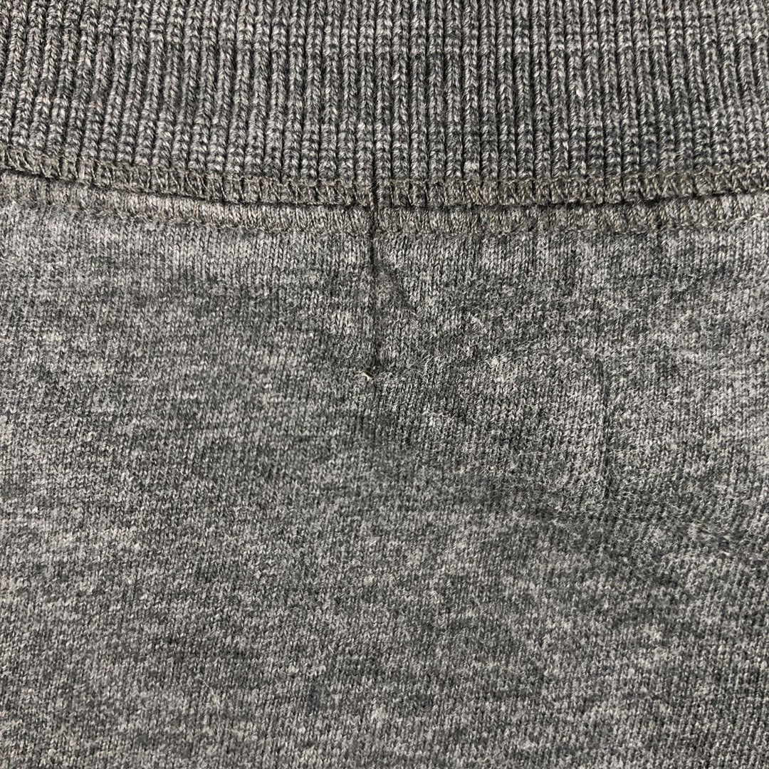 Eddie Bauer Henley Neck Long T-Shirt, Men's Size L cotton gray type Vintage Second Hand