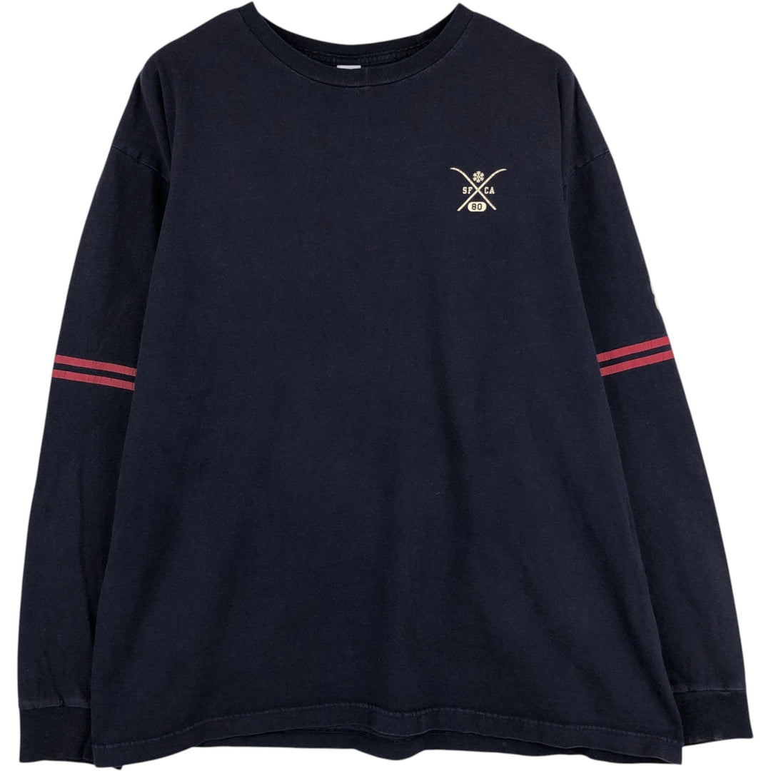 GAP Men's Long Sleeve T-Shirt (XL) cotton navy blue type Vintage Second Hand