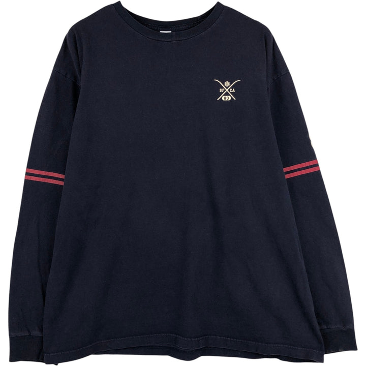 GAP Men's Long Sleeve T-Shirt (XL) cotton navy blue type Vintage Second Hand