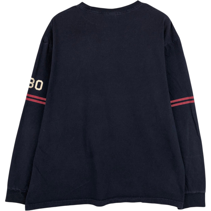GAP Men's Long Sleeve T-Shirt (XL) cotton navy blue type Vintage Second Hand