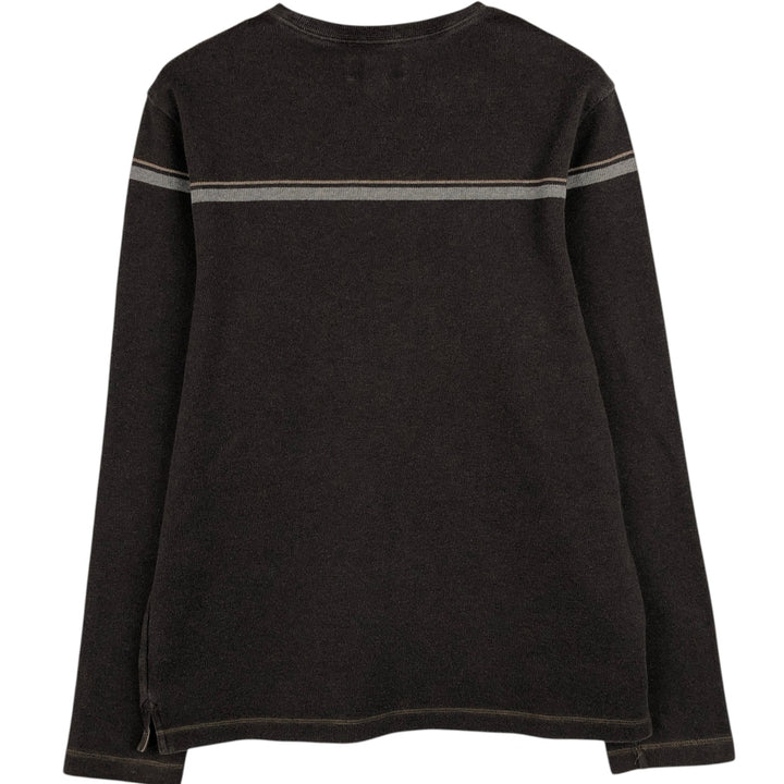 Banana Republic Long-Sleeve T-Shirt (Men's Size M) cotton brown type Vintage Second Hand