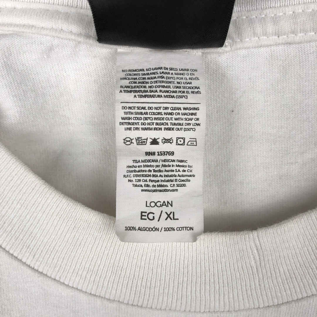 SANTA CRUZ Surf Skate Long-Sleeve T-Shirt (Men's XL equivalent) cotton white type Vintage Second Hand