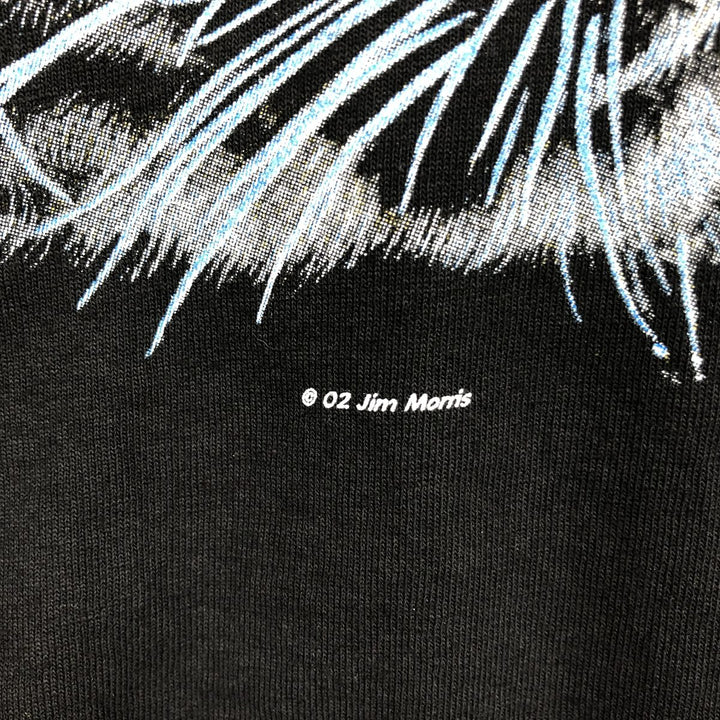 Gildan Tiger Pattern Animal T-Shirt, Men's Size XL (approx.) cotton black type Vintage Second Hand