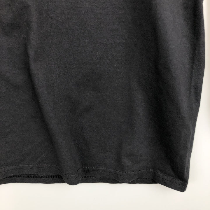 Gildan Tiger Pattern Animal T-Shirt, Men's Size XL (approx.) cotton black type Vintage Second Hand