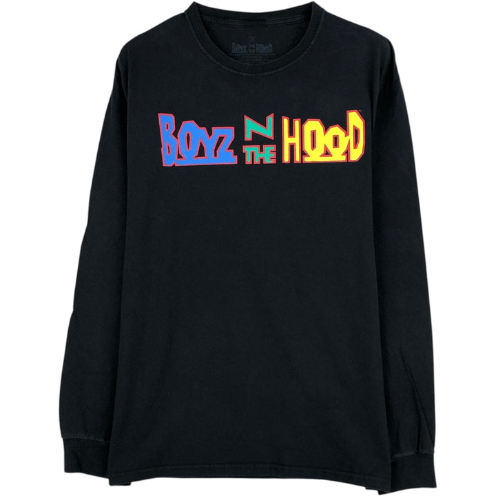 Boyz n the Hood Long-Sleeve Movie T-Shirt (Men's Size M) cotton black type Vintage Second Hand