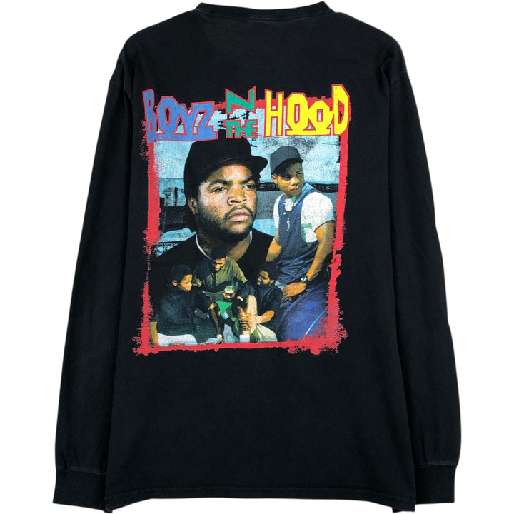 Boyz n the Hood Long-Sleeve Movie T-Shirt (Men's Size M) cotton black type Vintage Second Hand