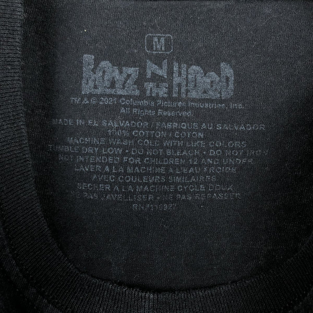 Boyz n the Hood Long-Sleeve Movie T-Shirt (Men's Size M) cotton black type Vintage Second Hand