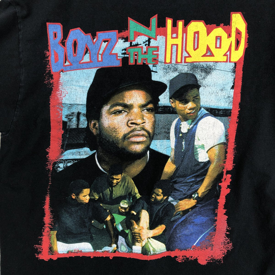Boyz n the Hood Long-Sleeve Movie T-Shirt (Men's Size M) cotton black type Vintage Second Hand