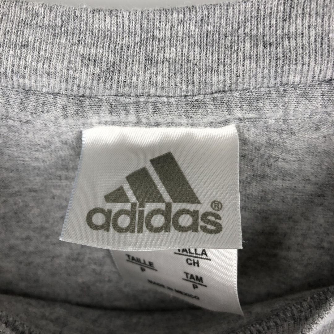 Adidas long-sleeved T-shirt (Men's size S) cotton gray type Vintage Second Hand