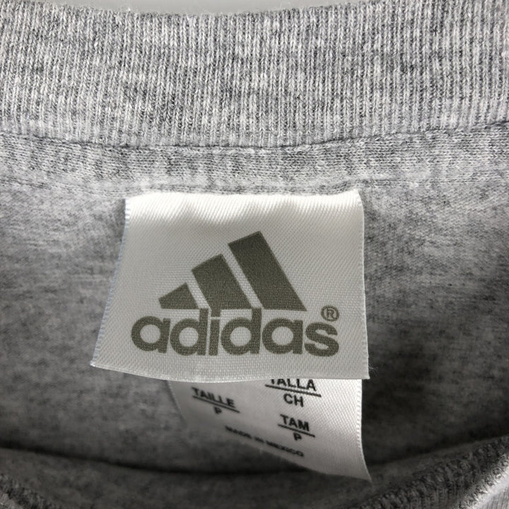 Adidas long-sleeved T-shirt (Men's size S) cotton gray type Vintage Second Hand