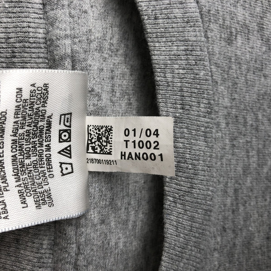 Adidas long-sleeved T-shirt (Men's size S) cotton gray type Vintage Second Hand