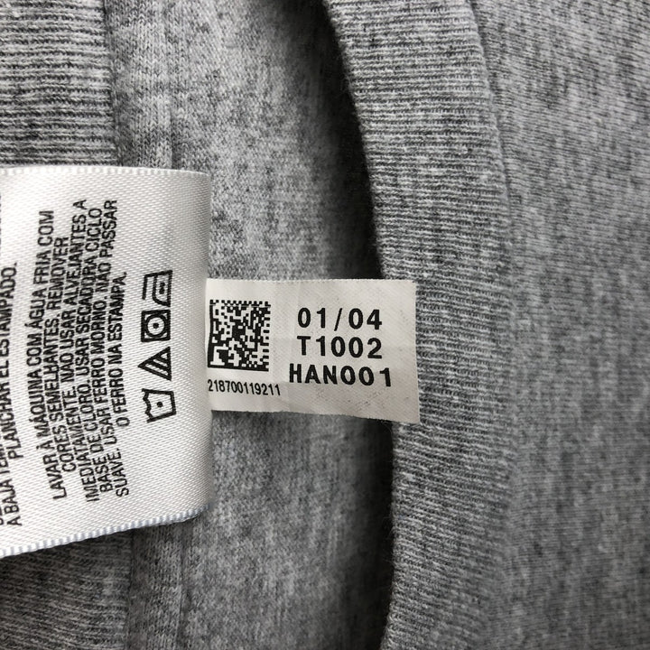Adidas long-sleeved T-shirt (Men's size S) cotton gray type Vintage Second Hand
