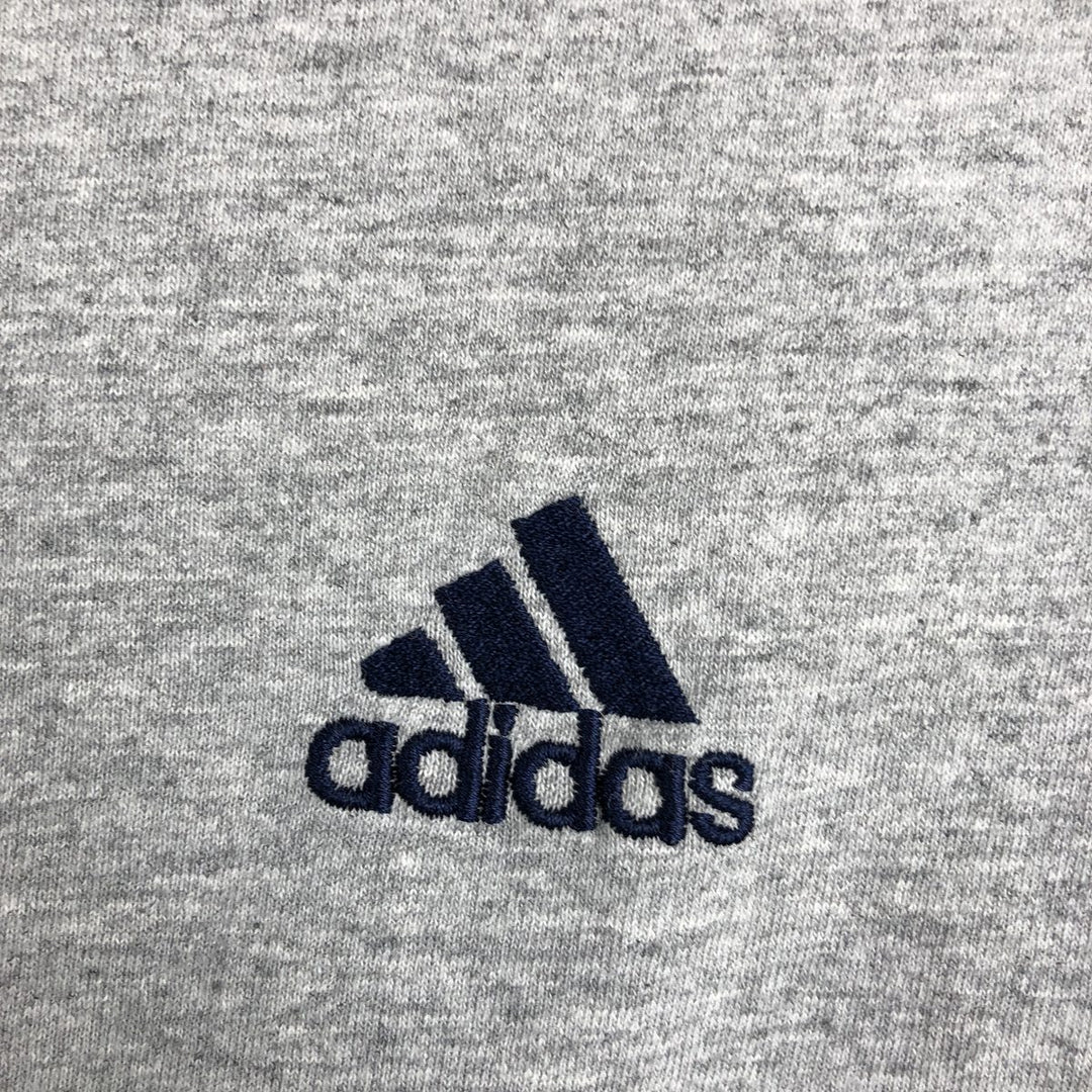 Adidas long-sleeved T-shirt, men's size M cotton gray type Vintage Second Hand