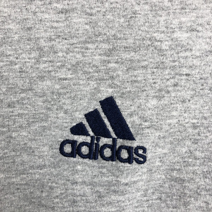 Adidas long-sleeved T-shirt, men's size M cotton gray type Vintage Second Hand
