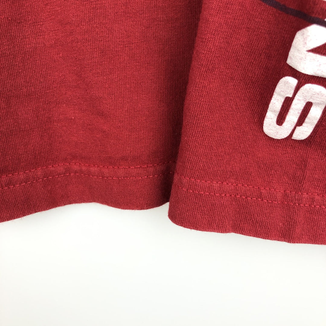 90'S Tommy Hilfiger Long-Sleeve T-Shirt (Men's XXL equivalent) cotton red type Vintage Second Hand