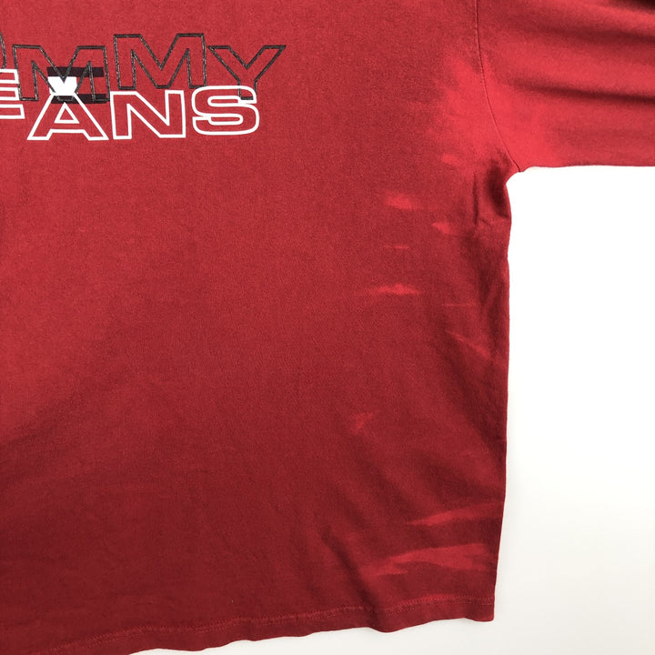 90'S Tommy Hilfiger Long-Sleeve T-Shirt (Men's XXL equivalent) cotton red type Vintage Second Hand