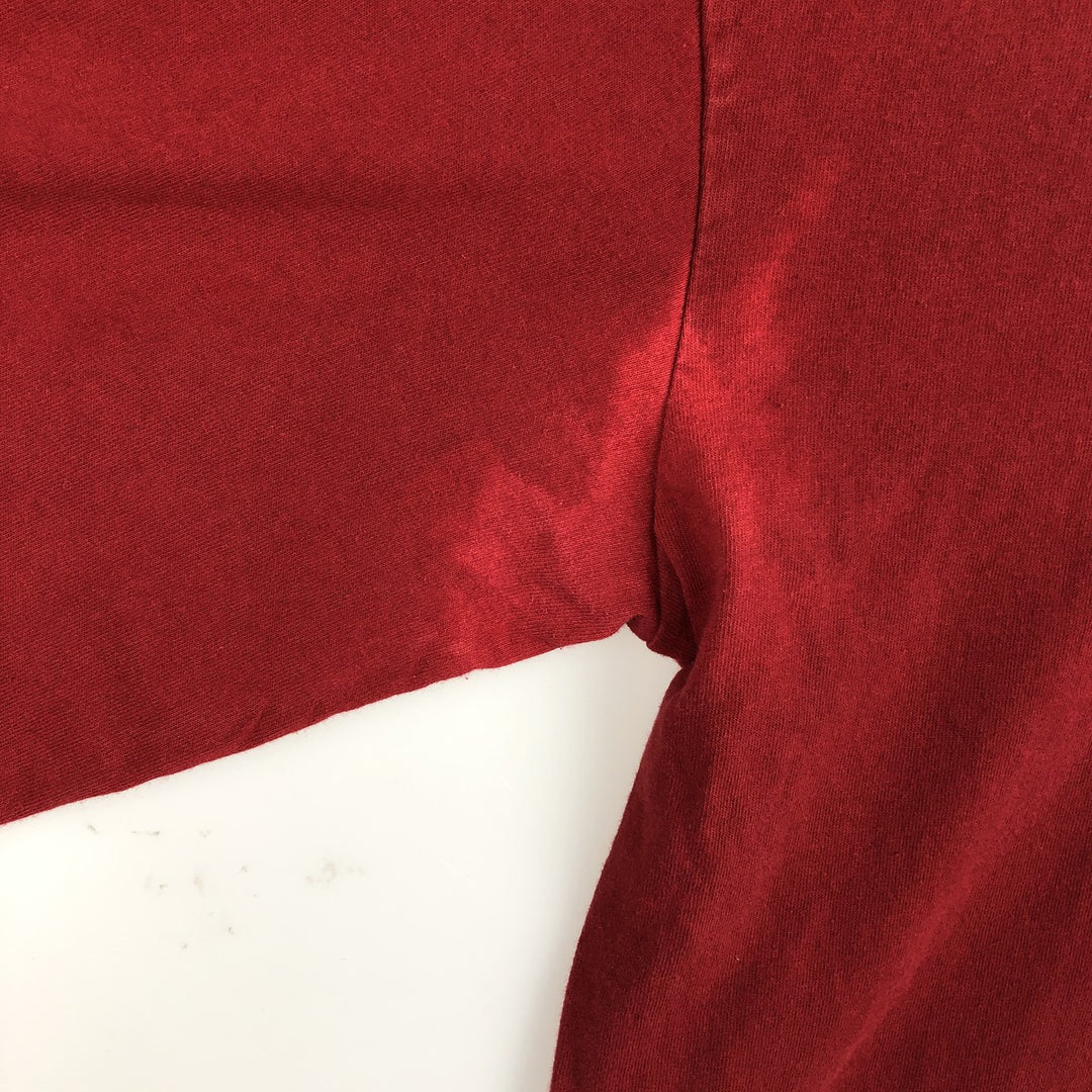 90'S Tommy Hilfiger Long-Sleeve T-Shirt (Men's XXL equivalent) cotton red type Vintage Second Hand