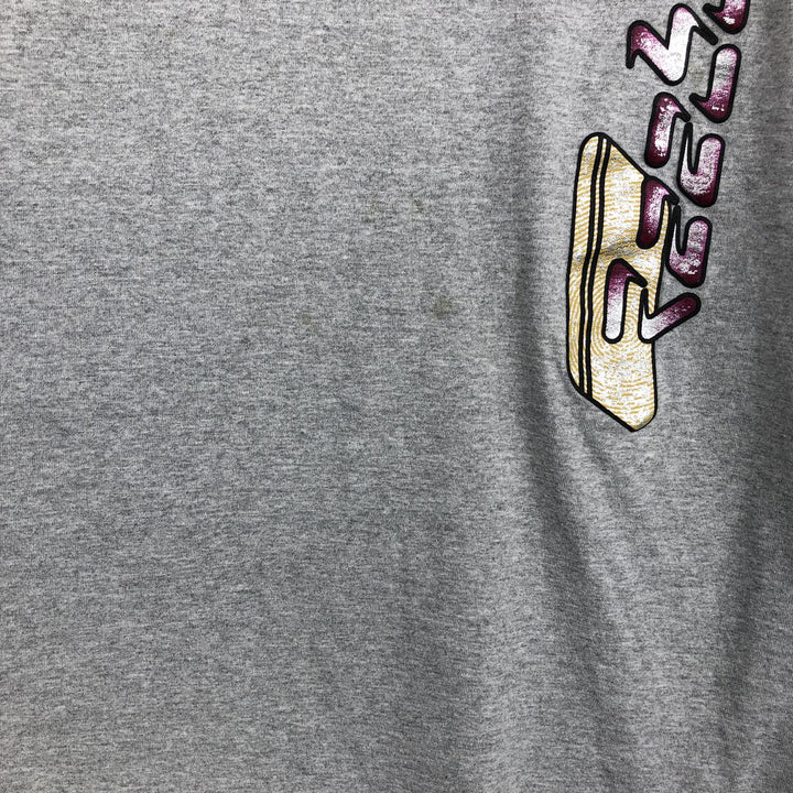 Reebok Long-Sleeve T-Shirt (Men's Size L) cotton gray type Vintage Second Hand