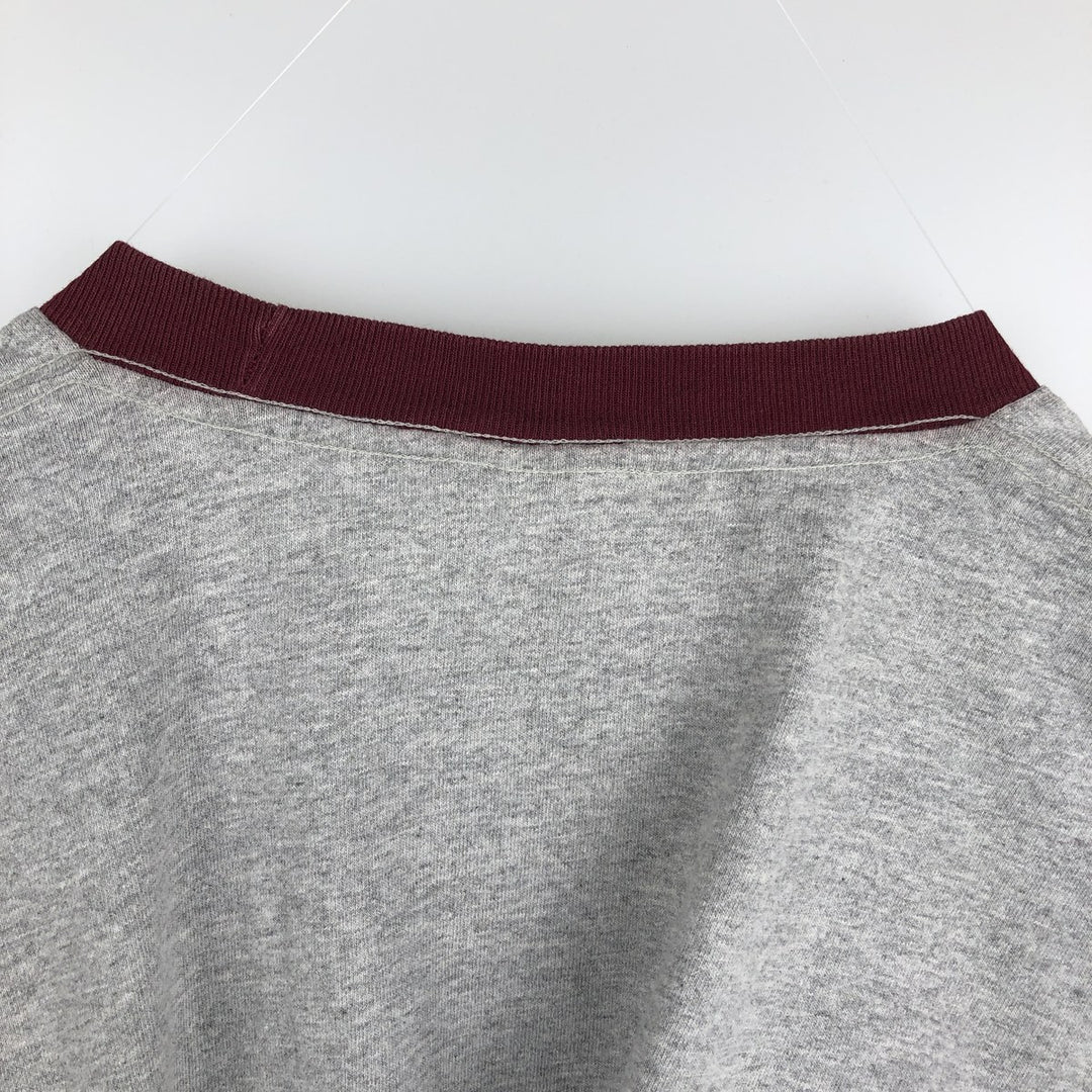 Reebok Long-Sleeve T-Shirt (Men's Size L) cotton gray type Vintage Second Hand