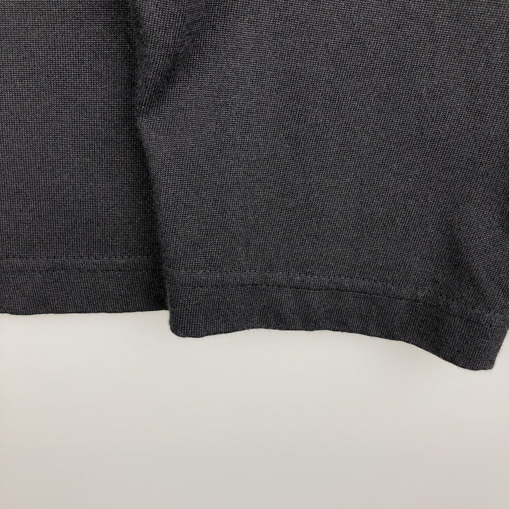 90'S Tommy Hilfiger Long-Sleeve T-Shirt (Men's XL equivalent) polyester black type Vintage Second Hand