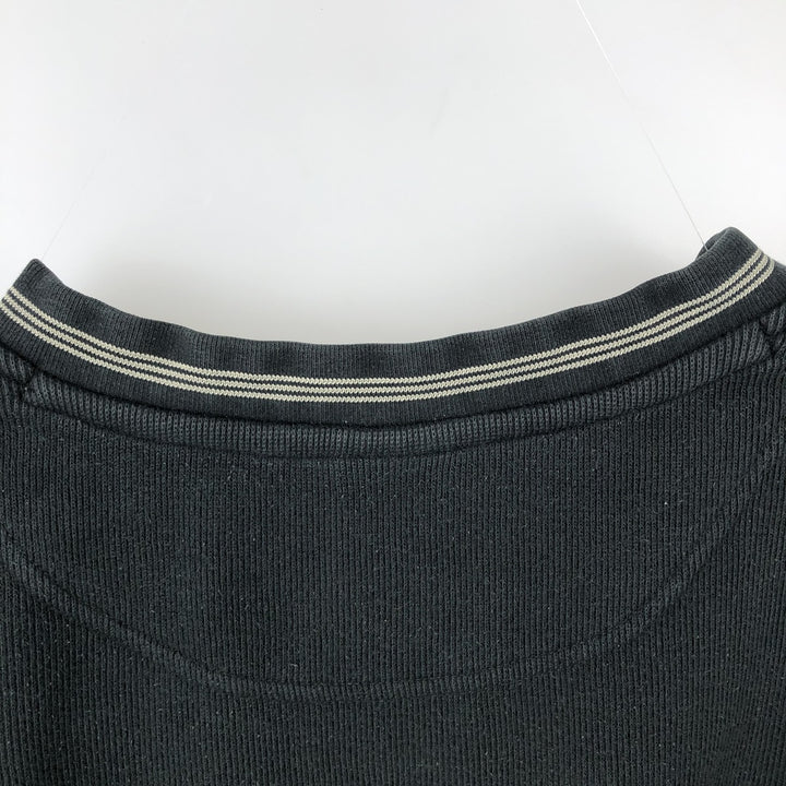 90'S Columbia V-neck Long-sleeve T-shirt, Men's XL equivalent, Vintage cotton black type Vintage Second Hand