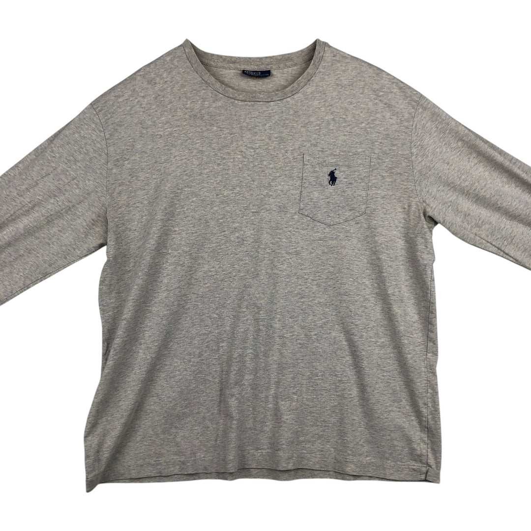 Ralph Lauren POLO by Ralph Lauren Men's L size Vintage unclear gray type Vintage Second Hand