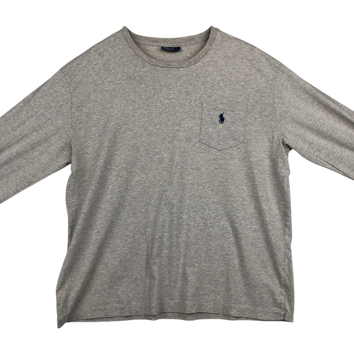 Ralph Lauren POLO by Ralph Lauren Men's L size Vintage unclear gray type Vintage Second Hand
